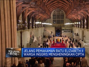 Suasana Jelang Prosesi Pemakaman Ratu Elizabeth II