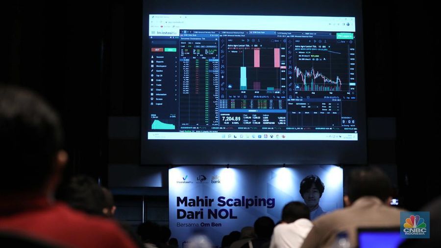 Acara Investasiku di Auditortium Menara Bank Mega, Jakarta Selatan, Selasa (29/9/2022). (CNBC Indonesia/Tri Susilo)