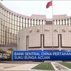 Bank Sentral China Pertahankan Suku Bunga Acuan