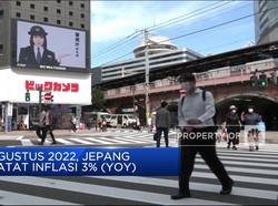 Terus Menanjak, Inflasi Jepang di Agustus Capai 3% (yoy)