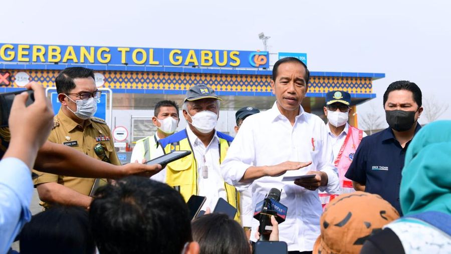 Keterangan Pers Presiden Jokowi setelah Meresmikan Jalan Tol Cibitung-Cilincing, 20 September 2022. (Dok: Biro Pers Sekretariat Presiden)