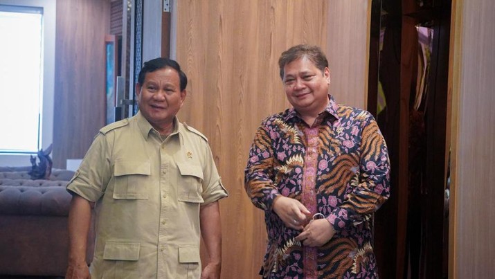 Prabowo Subianto dan Airlangga Hartanto (Dok: Kemenko Perekonomian)