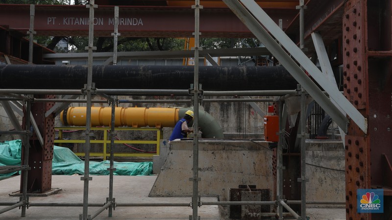 Suasana proyek pembangunan Moda Raya Terpadu (MRT) fase 2A di stasiun Monas Jakarta, Selasa (20/9/2022). (CNBC Indonesia/Andrean Kristianto) Suasana proyek pembangunan Moda Raya Terpadu (MRT) fase 2A di stasiun Monas Jakarta, Selasa (20/9/2022). (CNBC Indonesia/Andrean Kristianto)