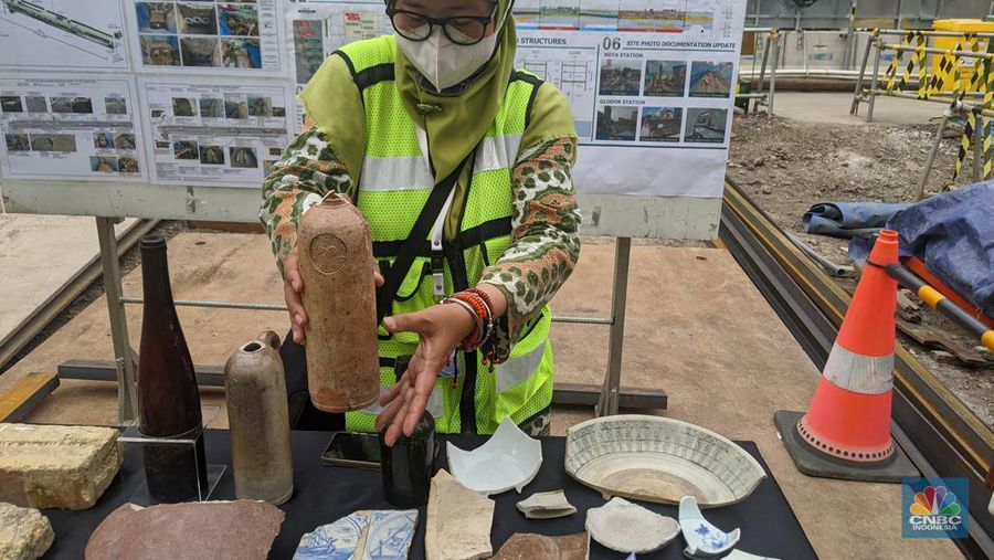 Penemuan harta karun di proses pembangunan MRT Jakarta.