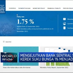 Mengejutkan, Bank Sentral Swedia Kerek Suku Bunga 1%