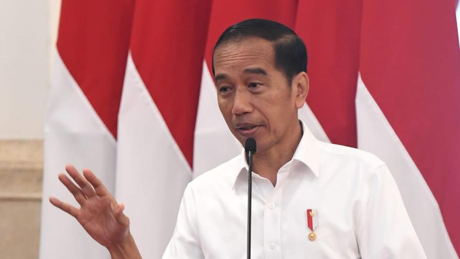 Presiden Joko Widodo menerima pengurus Persatuan Sepak Bola Amputasi Indonesia (PSAI) dan para atlet serta pelatih tim nasional (timnas) sepak bola amputasi di Istana Negara, Jakarta, pada Rabu, 21 September 2022. (Dok: Biro Pers Sekretariat Presiden)
