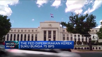 The Fed Diramal Kerek Lagi Suku Bunga Acuan 75 Bps