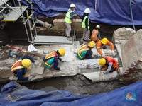 Menakjubkan! Begini Penampakan 'Harta Karun' di Proyek MRT