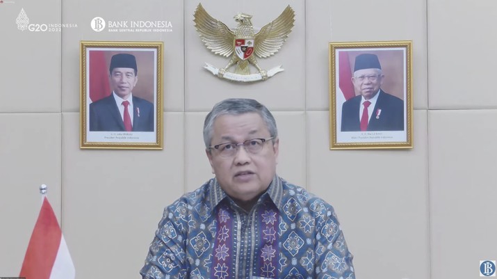 Pengumuman Hasil Rapat Dewan Gubernur Bulanan Bulan September 2022. (Tangkapan layar Youtube BI) Pengumuman Hasil Rapat Dewan Gubernur Bulanan Bulan September 2022. (Tangkapan layar Youtube BI)