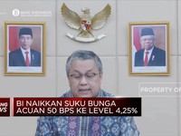 Sah! BI Naikkan Suku Bunga Acuan 50 Bps ke 4,25%