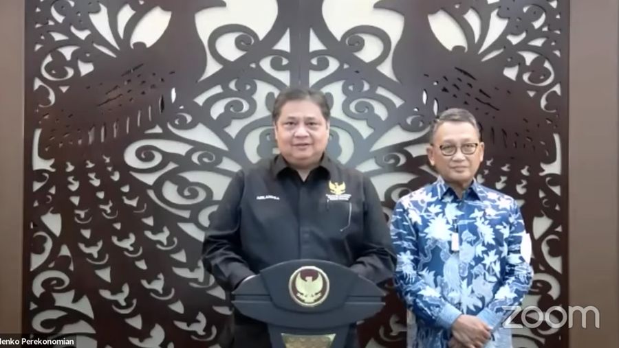 Konferensi Pers terkait Program Konversi Kompor LPG 3 Kg ke Kompor Induksi Listrik. (Tangkapan layar Youtube PerekonomianRI)