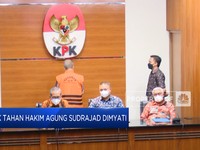 KPK Tahan Hakim Agung Sudrajad Dimyati