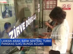 Lagi, Turki Pangkas Suku Bunga 100 Bps Jadi 12%