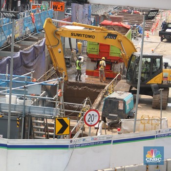 Penampakan Lokasi Ditemukannya 'Harta Karun' di Proyek MRT