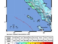 Gempa Besar Guncang Pesisir Barat Aceh Dini Hari