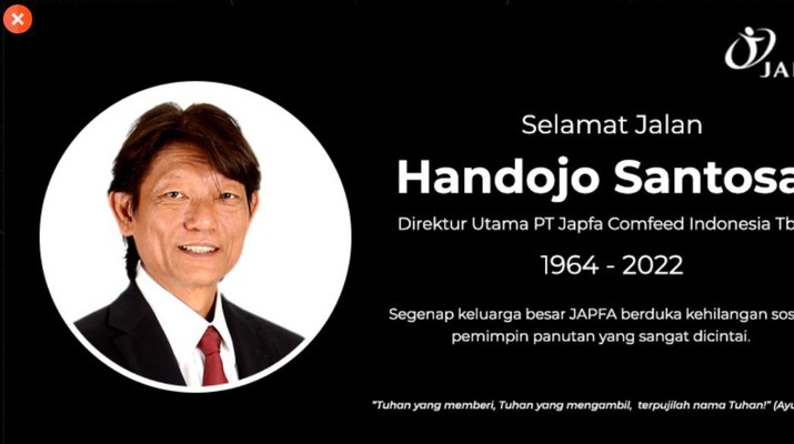 Berita duka, Handojo Santosa Berita duka, Handojo Santosa