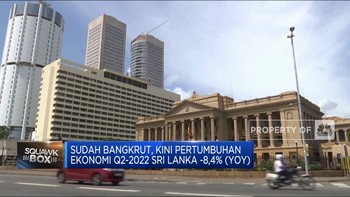Habis Bangkrut, Kini PDB Sri Lanka -8,45%