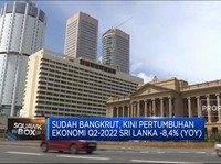 Habis Bangkrut, Kini PDB Sri Lanka -8,45%