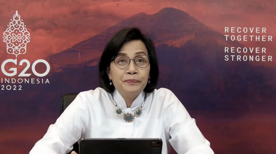 Menteri Keuangan Sri Mulyani Saat Konferensi Pers APBN KITA September 2022. (Tangkapan Layar via Youtube Kemenkeu)