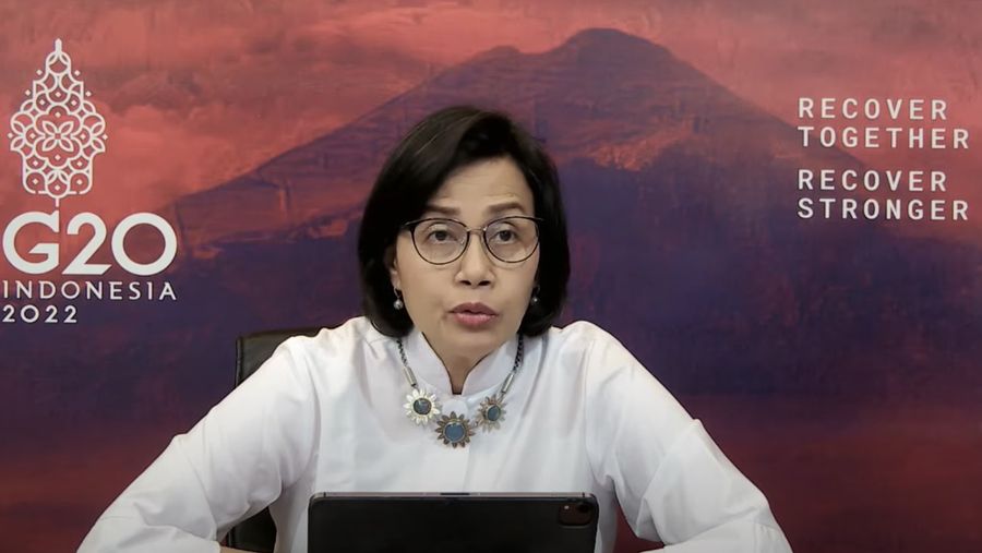 Menteri Keuangan Sri Mulyani Saat Konferensi Pers APBN KITA September 2022. (Tangkapan Layar via Youtube Kemenkeu)