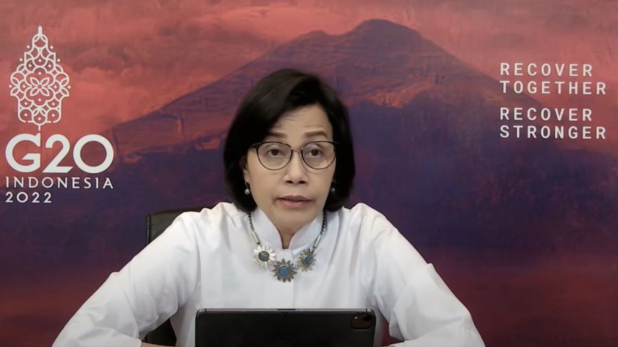 Menteri Keuangan Sri Mulyani Saat Konferensi Pers APBN KITA September 2022. (Tangkapan Layar via Youtube Kemenkeu)
