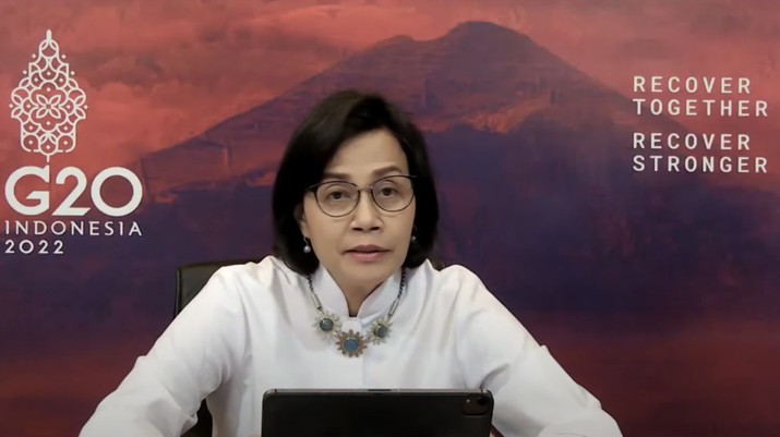 Menteri Keuangan Sri Mulyani Saat Konferensi Pers APBN KITA September 2022 Menteri Keuangan Sri Mulyani Saat Konferensi Pers APBN KITA September 2022. (Tangkapan Layar via Youtube Kemenkeu)