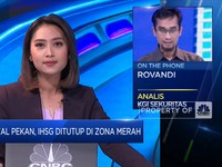 Minim Sentimen Positif, IHSG Awal Pekan Ditutup di Zona Merah