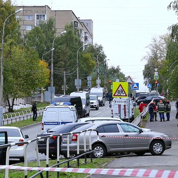 Ngeri! Potret Tragedi Penembakan di Sekolah Rusia