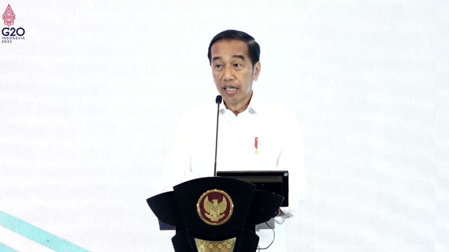 Presiden Jokowi Membuka BUMN Startup Day Tahun 2022, Kabupaten Tangerang, 26 September 2022. (Tangkapan layar via Youtube Sekretariat Presiden)