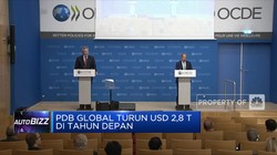 OECD Proyeksi Ekonomi Global di 2023 Hanya Tumbuh 2,2%