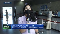 Dolar AS Menguat Tajam, Money Changer 