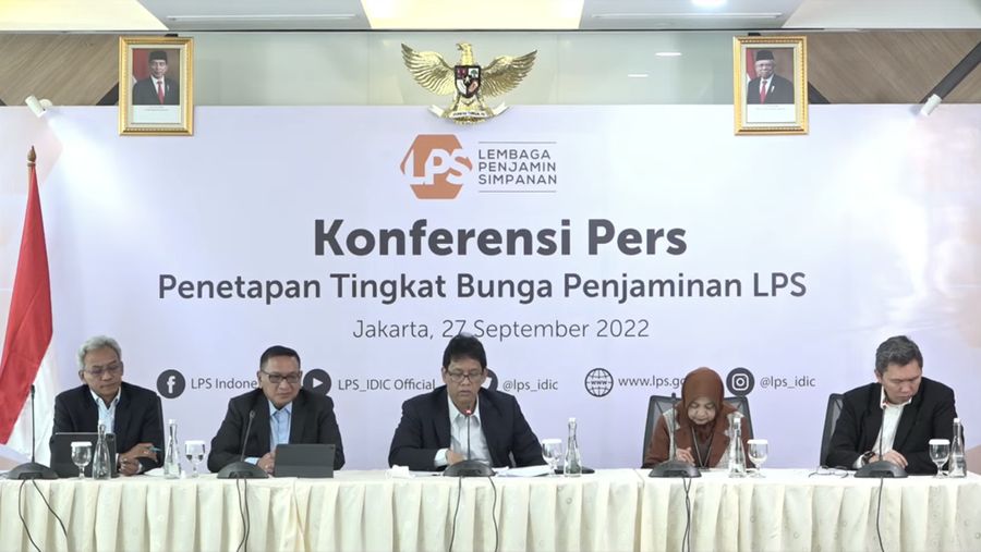 Konfrensi Pers Mengenai Penetapan Tingkat Bunga Penjaminan LPS.