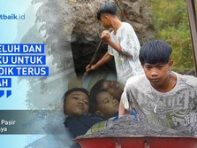 Kisah Pilu Riswan, Remaja Kuli Pasir Berjuang Demi Keluarga