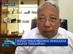 Rupiah Melemah, Pengusaha Ekspor Buka Suara