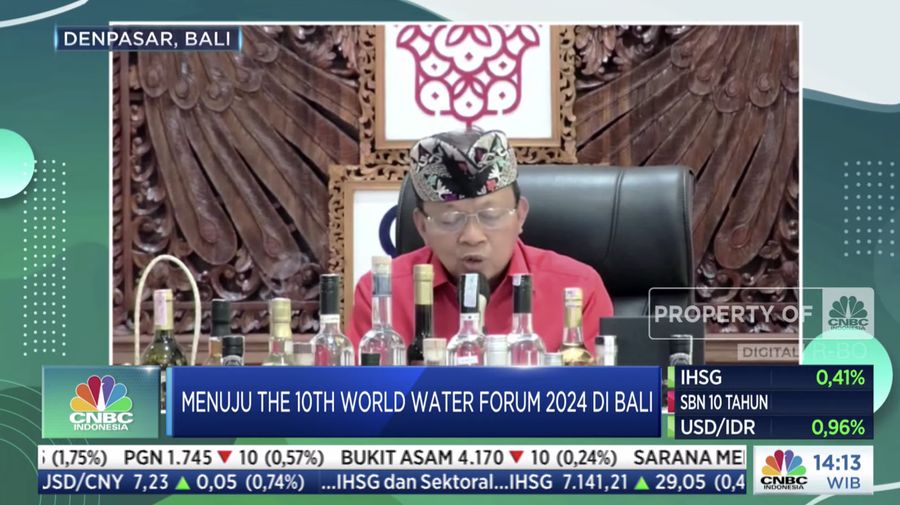 Gubernur Bali I Wayan Koster Saat World Water Forum 2024 di Bali