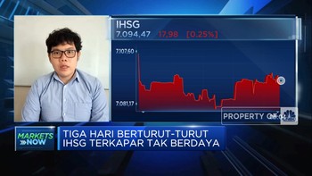 Dibuka Terkoreksi, IHSG Melemah 3 Hari Beruntun