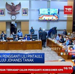 DPR Setujui Johanes Tanak Jadi Pengganti Lili Pintauli di KPK