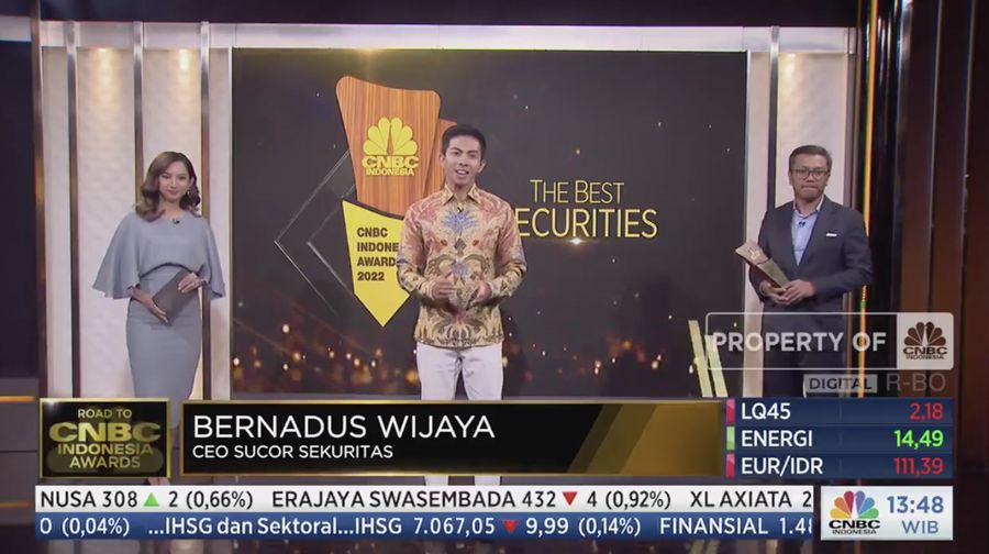 Direktur Utama Sucor Sekuritas, Bernadus Setya Ananda Wijayanah