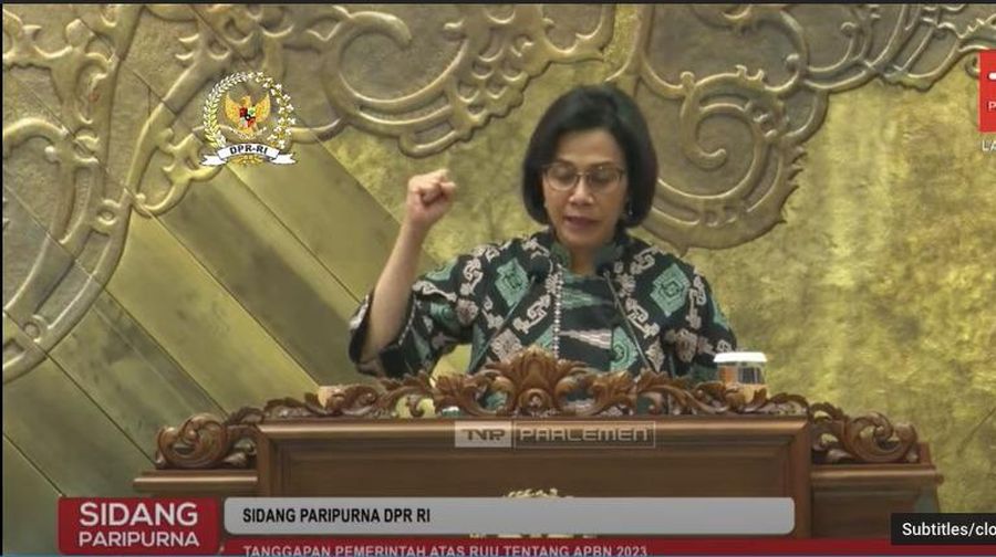 Rapat Paripurna DPR RI Ke-7 Masa Persidangan I Tahun Sidang 2022-2023. (Tangkapan Layar Youtube DPR RI)