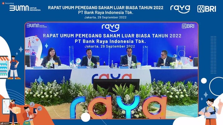 RUPS Bank Raya Indonesia (Tangkapan Layar)