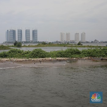 Fakta Terbaru, Diam-Diam Pulau Reklamasi Jakarta Tenggelam