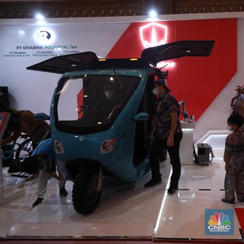 Penampakan GESITS Hingga Wuling EV Mejeng di IEMS 2022