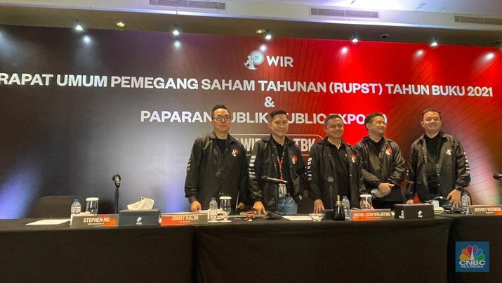 RUPST dan Paparan Publik PT. Wir Asia (CNBC Indonesia/ Teti Purwanti)