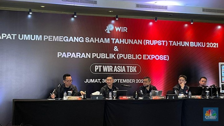 RUPST dan Paparan Publik PT. Wir Asia RUPST dan Paparan Publik PT. Wir Asia (CNBC Indonesia/ Teti Purwanti)