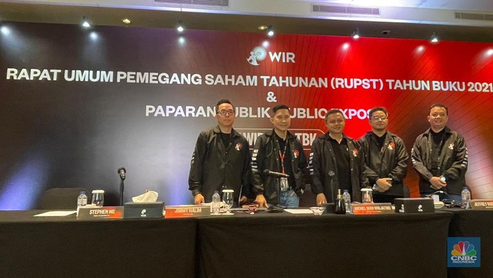 RUPST dan Paparan Publik PT. Wir Asia (CNBC Indonesia/ Teti Purwanti)