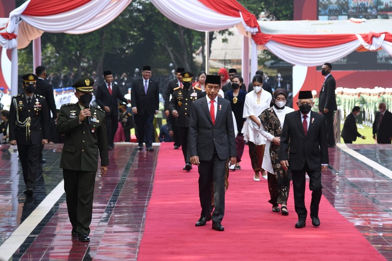 Presiden Joko Widodo Pimpin Upacara Hari Kesaktian Pancasila Tahun 2022. (Biro Pers Kesekretariatan Presiden RI) Presiden Joko Widodo Pimpin Upacara Hari Kesaktian Pancasila Tahun 2022. (Biro Pers Kesekretariatan Presiden RI)