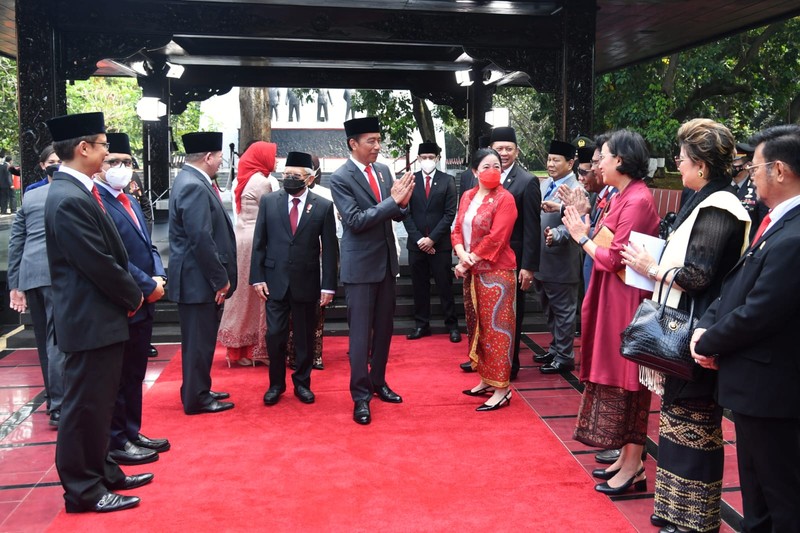 Presiden Joko Widodo Pimpin Upacara Hari Kesaktian Pancasila Tahun 2022. (Biro Pers Kesekretariatan Presiden RI)