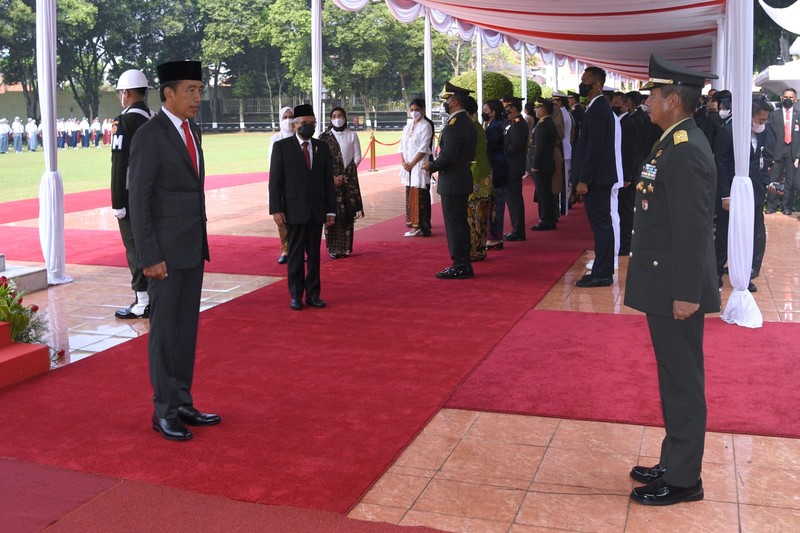 Presiden Joko Widodo Pimpin Upacara Hari Kesaktian Pancasila Tahun 2022. (Biro Pers Kesekretariatan Presiden RI)