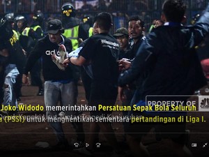 Jokowi Desak Kapolri Usut Tuntas Tragedi Kanjuruhan