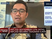 Inflasi September Capai 1,17% (mtm), Tertinggi Sejak 2014